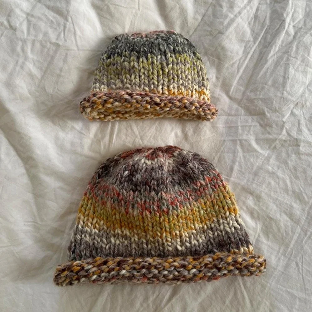 Hand Knit Baby Beanie